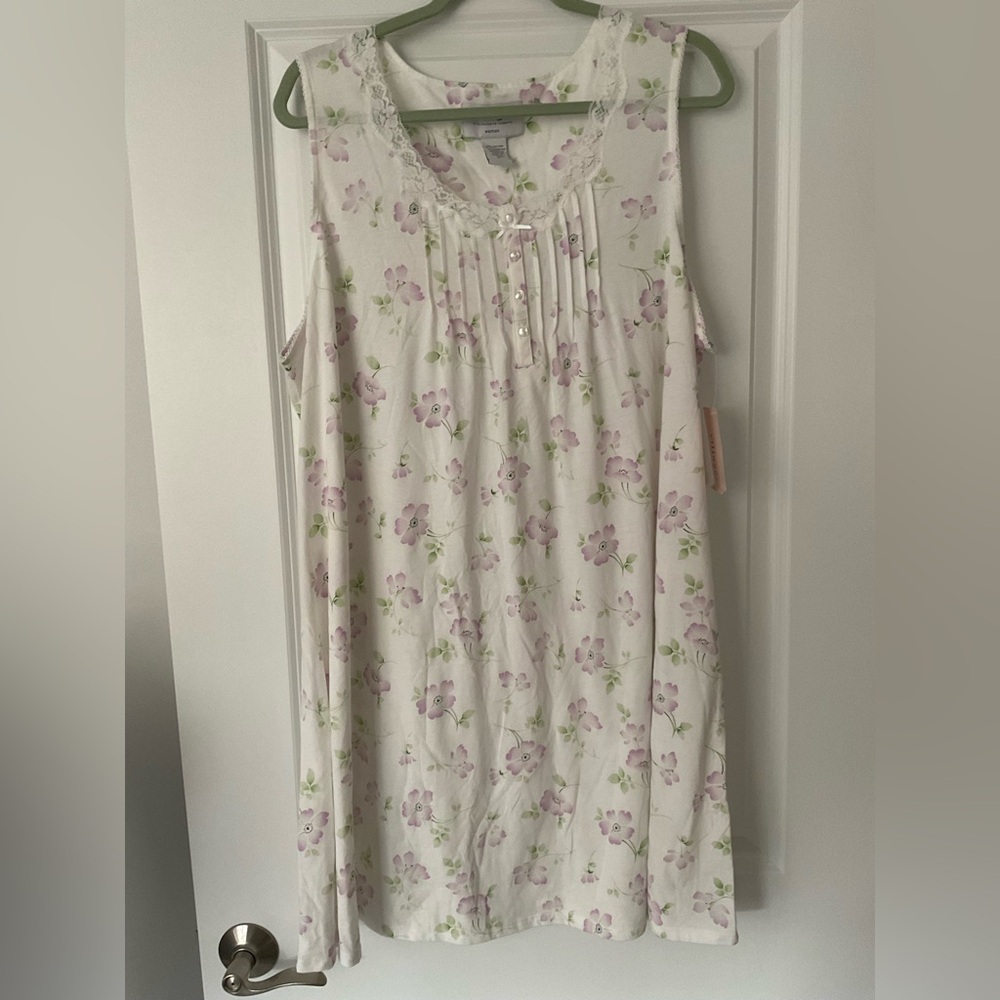 Villager Nightgown FLORAL CONFECTION Liz Claiborne  Women 2X NWT
